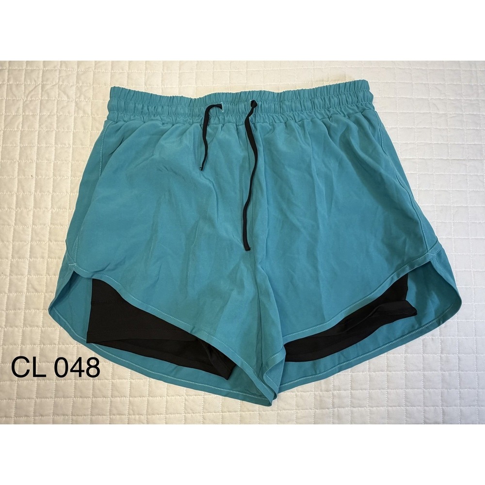 Polly Park Running Drawstring Shorts Liner Inner Pockets Women's Large Nwt